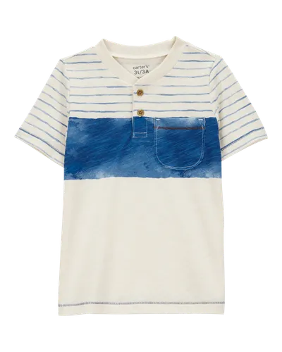Carters Majica za dječake 2S493510, Bijelo-plava