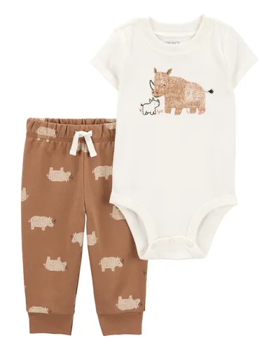Carters Komplet za bebe, Bodi i Donji dio, 1S468910, Smeđi