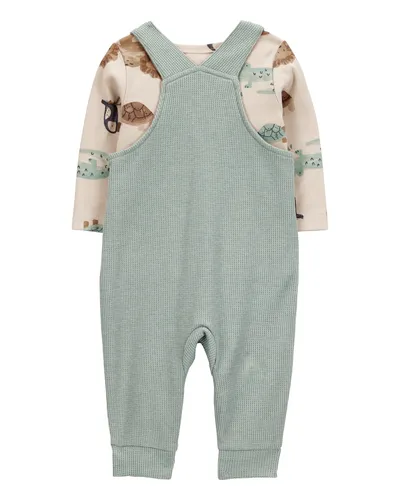 Carters Komplet za bebe, Zeleno-bež