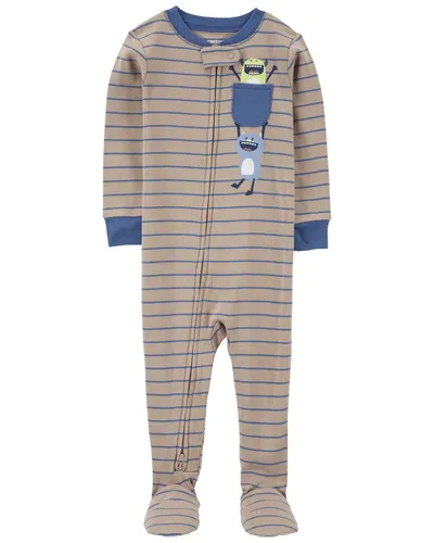Carters Jednodijelna pidžama za dječake, 2R945910, Bež