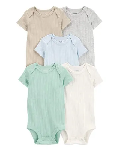 Carters Set bodija kratkih rukava za bebe, 5 komada