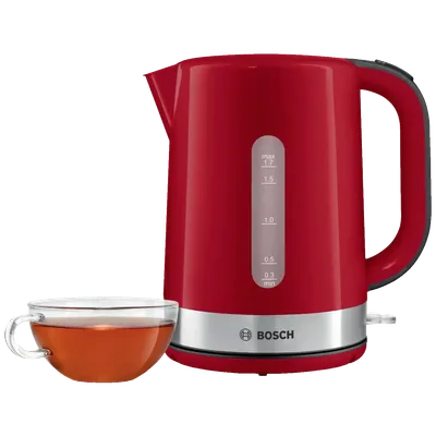 Bosch Kuhalo za vodu 1.7 lit., 2200 W, Crveno