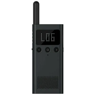 Xiaomi Walkie Talkie, domet 5 km, FM radio, Bluetooth, Crni