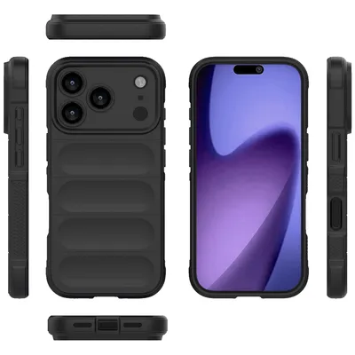 NN-Su Maska za mobilni telefon iPhone 17 Pro, TPU, Crna