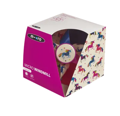 Carters kids clothes Igračka za romobile, Micro vjetrenjača Jednorog, Šarena