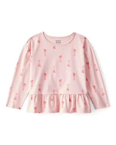 Carters Majica za djevojčice, 2T563310, Roza