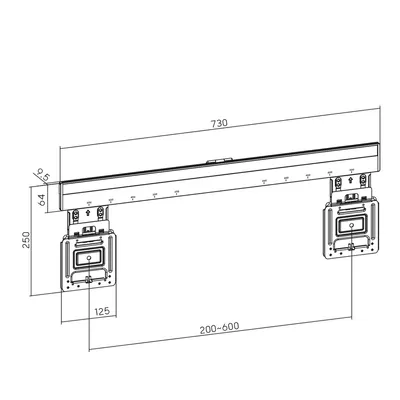 Maclean Nosač za televizor MC-481, 37"-80", 75kg