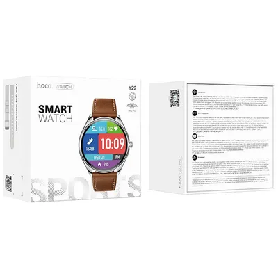 hoco. Pametni sat Y22, 1.43", AMOLED, Bluetooth, IP67,Srebrna boja
