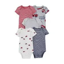 Carters Bodi za bebe, 5 komada, Šareni