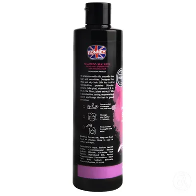 RONNEY Šampon za tanku i kosu bez sjaja Silk Sleek 300ml