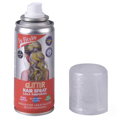 LA FIESTA Gliter sprej za kosu srebrni 100ml