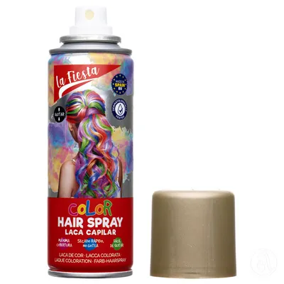 LA FIESTA Sprej u boji za kosu zlatna 125ml