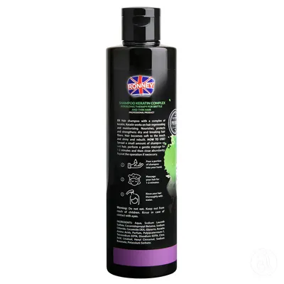 RONNEY Šampon za rekonstrukciju tanke i lomljive kose Keratin Complex 300ml