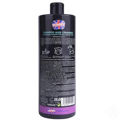 RONNEY Šampon za suvu kosu Aloe Ceramides 1000ml