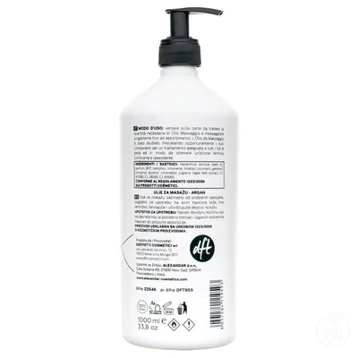 Dieffetti Ulje za masažu, Argan, 1000 ml