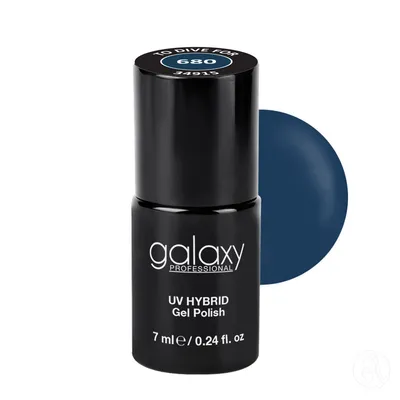 Galaxy Hybridni trajni lak, 7 ml, 680 To Dive For