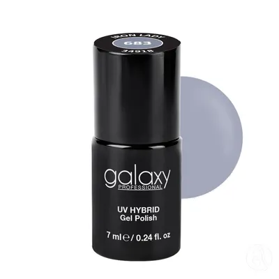 Galaxy Hybridni trajni lak, 7 ml, 683 Iron Lady