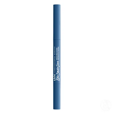 NYX Professional Makeup Ajlajner sa četkicom za blendovanje Epic Smoke Liner ESL ESL09, 0,17 g, Navy Heat