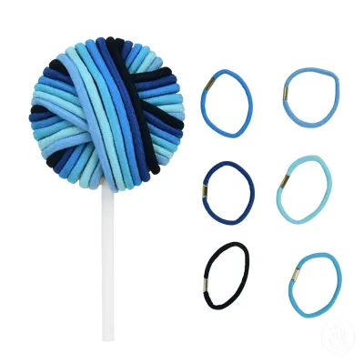 Kiepe Gumice za kosu Lollipops, Plava, 24 Komada