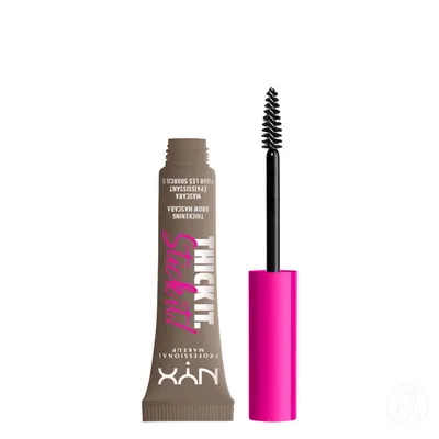 NYX Professional Makeup Gel maskara za obrve Thick It Stick It TISI TISI01, 7 ml, Taupe