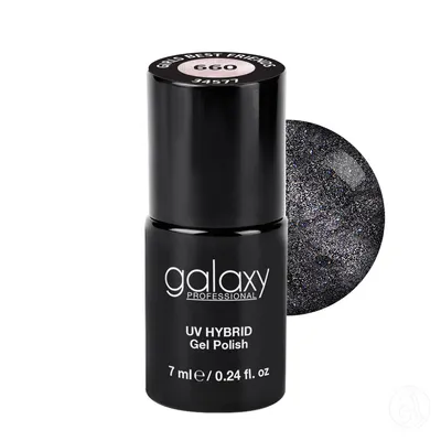 Galaxy Hybridni trajni lak, 7 ml, 660 Girls Best Friends