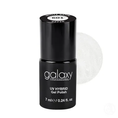 Galaxy Hybridni trajni lak, 7 ml, 601 White Satin