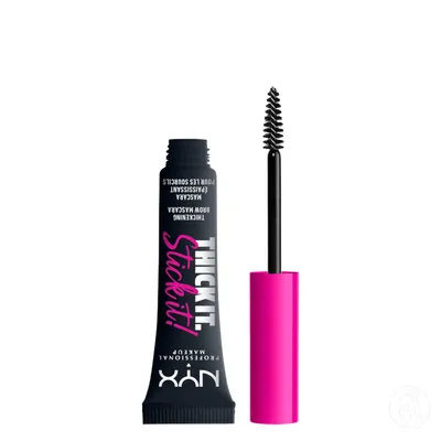 NYX Professional Makeup Gel maskara za obrve Thick It Stick It TISI TISI08, 7 ml, Black