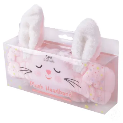 Cala Plišana traka za kosu Pink Bunny