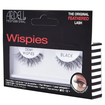 Ardell Trakaste trepavice Demi wispies, Crne
