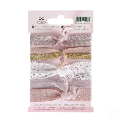 Infinity Gumice za kosu INF062, 5 Komada