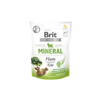 BRIT Poslastica za štence Mineral, Šunka i kelp, 150 g