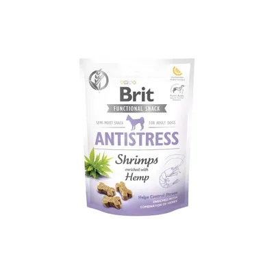 BRIT Poslastica za pse Antistress, Kozice i konoplja, 150 g