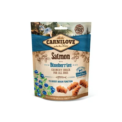 CARNILOVE Poslastica za pse, Losos i borovnica, Grain-free, 200g