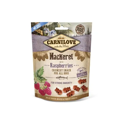 CARNILOVE Poslastica za pse, Skuša i maline, Grain-free, 200g