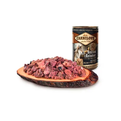 CARNILOVE Vlažna hrana za pse, Divljač i meso irvasa, Grain-free, 400g