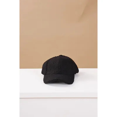 Myastreet Ženska kapa Teddy, Crna