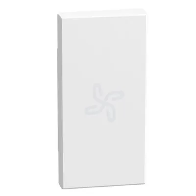 BTicino AX Tipka za ventilator Light Now YW4916R, Bijela