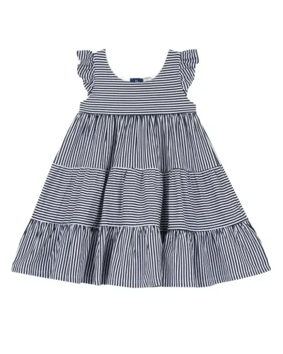 Chicco Haljina za djevojčice Blue Marina, Plavo-bijela