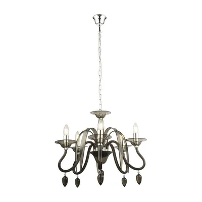 Globo Lighting Luster Sissy 63148-5, Srebrne boje
