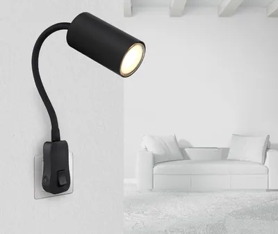Globo Lighting Zidna lampa Robby 57911DPB GU10, Crna