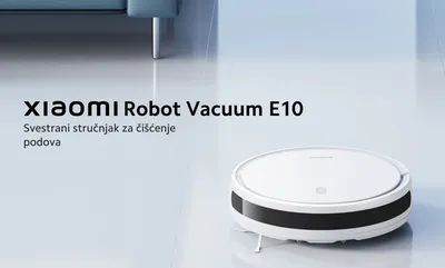 Xiaomi Robot usisivač E10, 4000 Pa, 400 ml, Bijeli