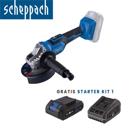 Scheppach Aku ugaona brusilica IXES BC-AG125-X, Brushless Solo