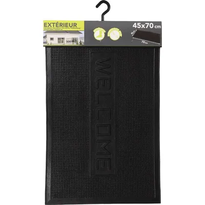 Luance Otirač Welcome, 45x70 cm, Crni