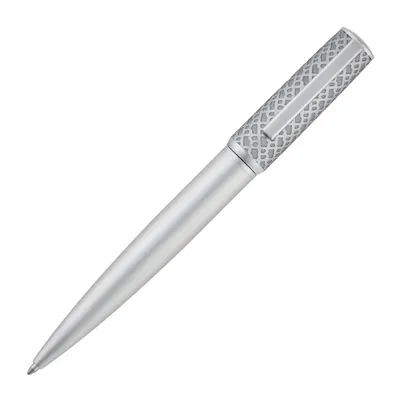 Hugo Boss Hemijska olovka Arche Monogram HSI5964B, Srebrna boja