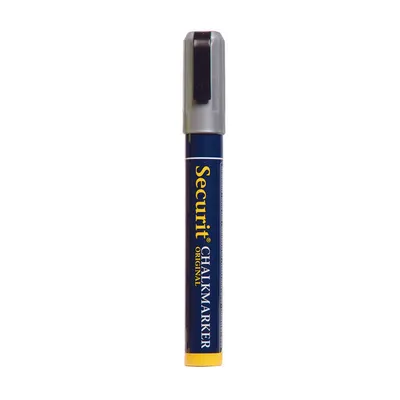 Securit Kreda marker, 2-6 mm, Srebrena boja