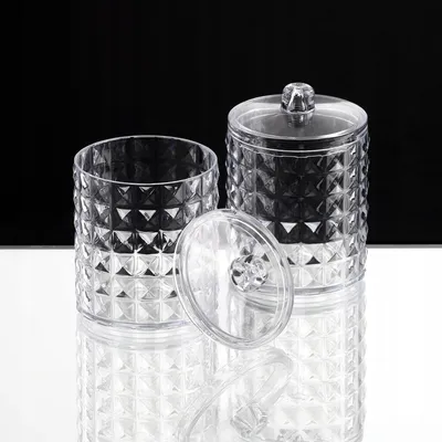 Milleryt Kozmetički organizer za vatice 027, Providni