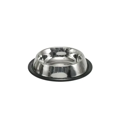 Nobby Posuda za hranu Flat, 0.25l, 15.5cm, Srebrne boje