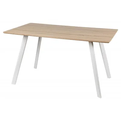 Milleryt Blagovaonski stol Notos, 140x80x75cm. MDF, Bijeli