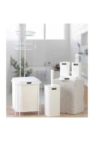 Milleryt Kanta za WC i stalak za papir Freehome ETK-AB-822B-440, Bijeli