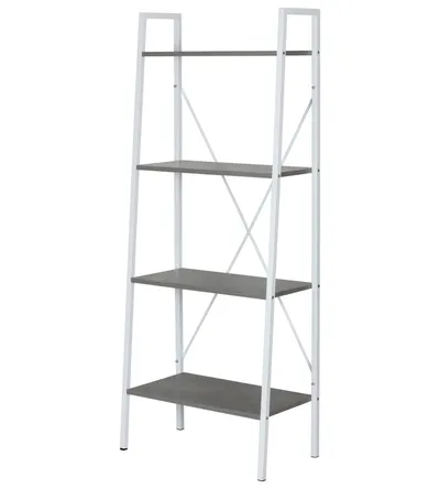 Milleryt Polica Fresno, 60x32x148cm, Metalni okvir, Bijeli